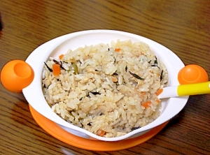 赤ちゃんのひじき入り炊き込みご飯 離乳食 レシピ 作り方 By ひしょ1125 楽天レシピ 赤ちゃんのひじき入り炊き込みご飯 離乳食 レシピ 作り方 By ひしょ1125 楽天レシピ