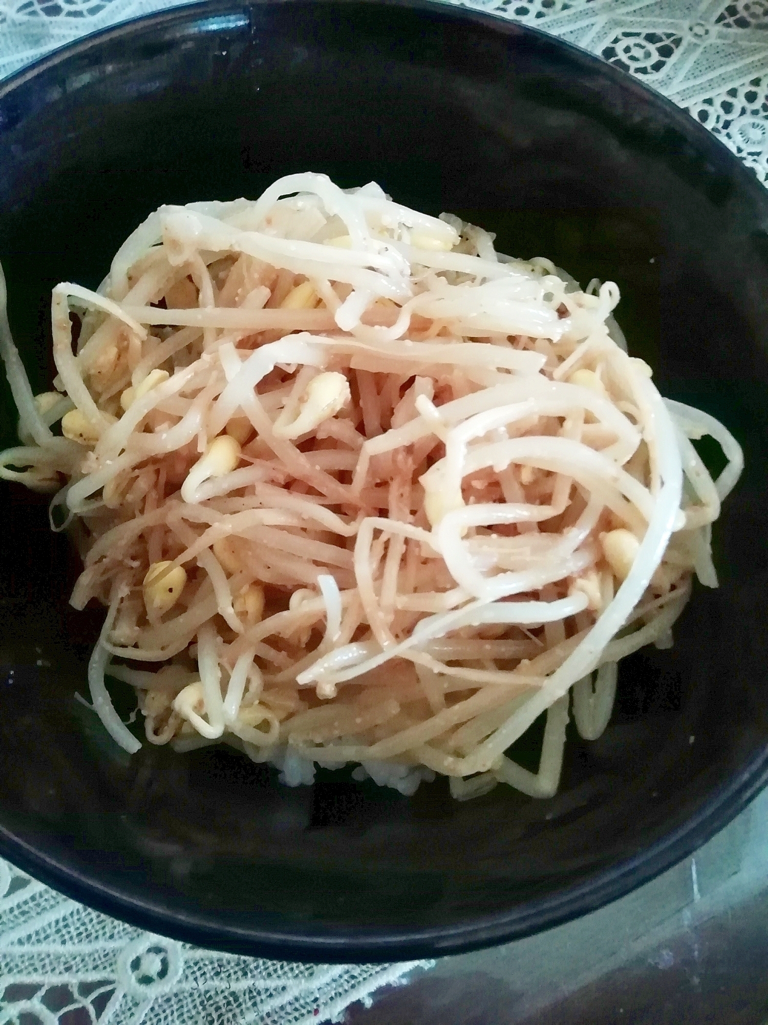 豆もやし丼