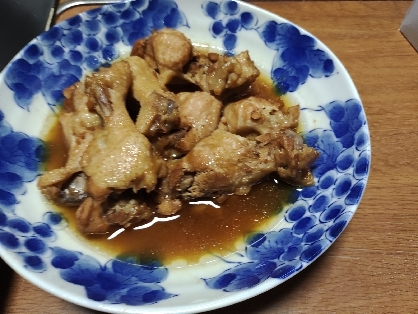 手羽元の醤油麹煮