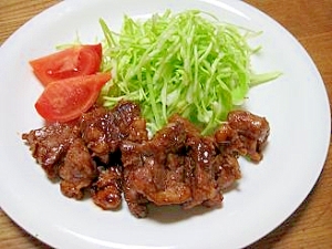 塩麹で☆簡単☆美味しい☆トンテキできた～♪　