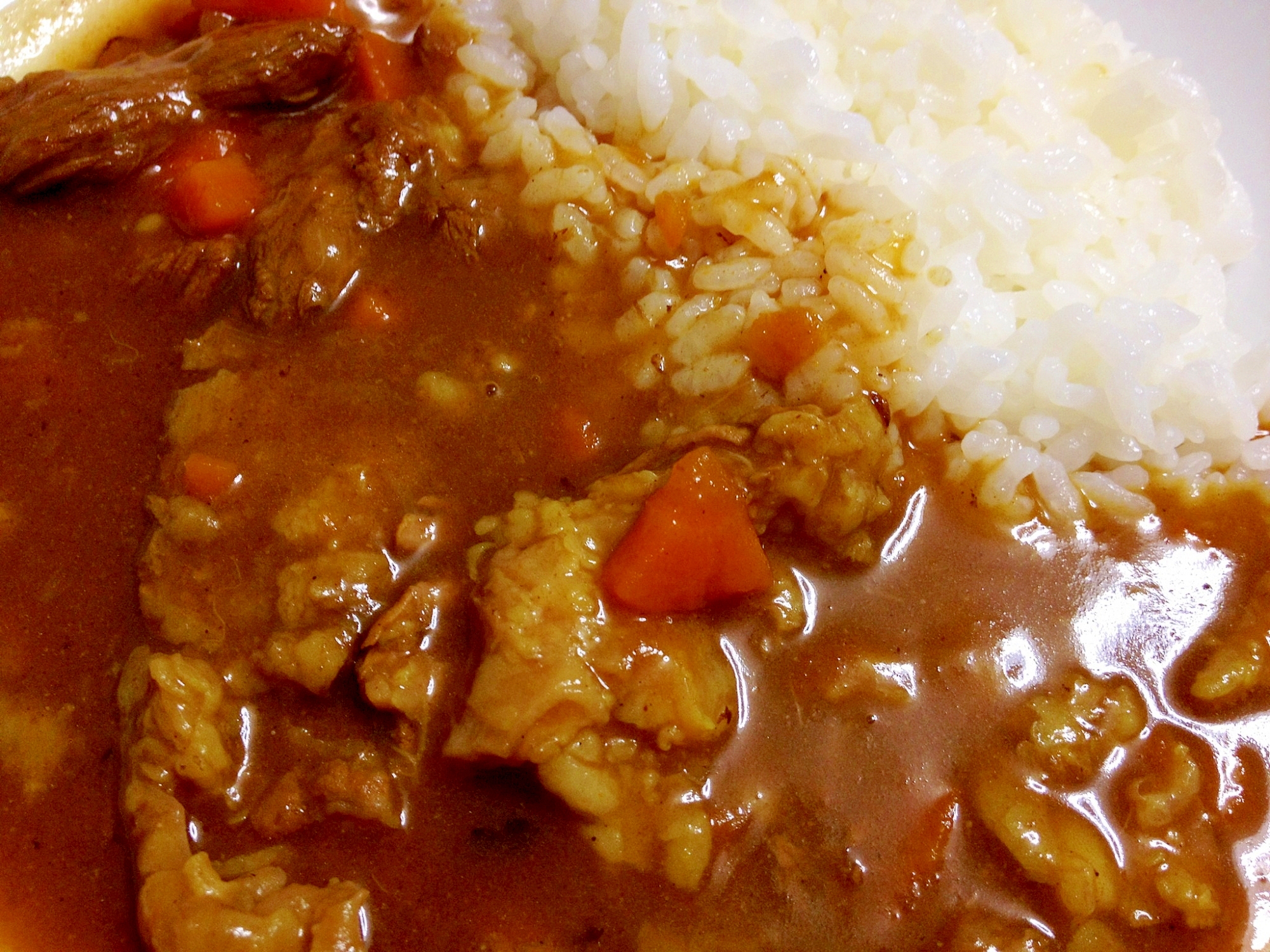 簡単牛すじ煮込みカレー