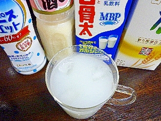 アイス♡カルピスダイエット甘酒ミルク酒