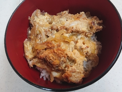 余ったとんかつでカツ丼