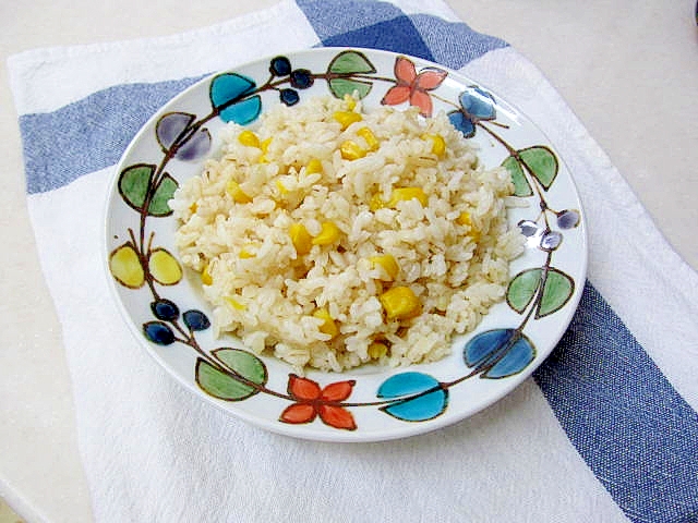 *シチューにおススメ♪コーンバターライス*