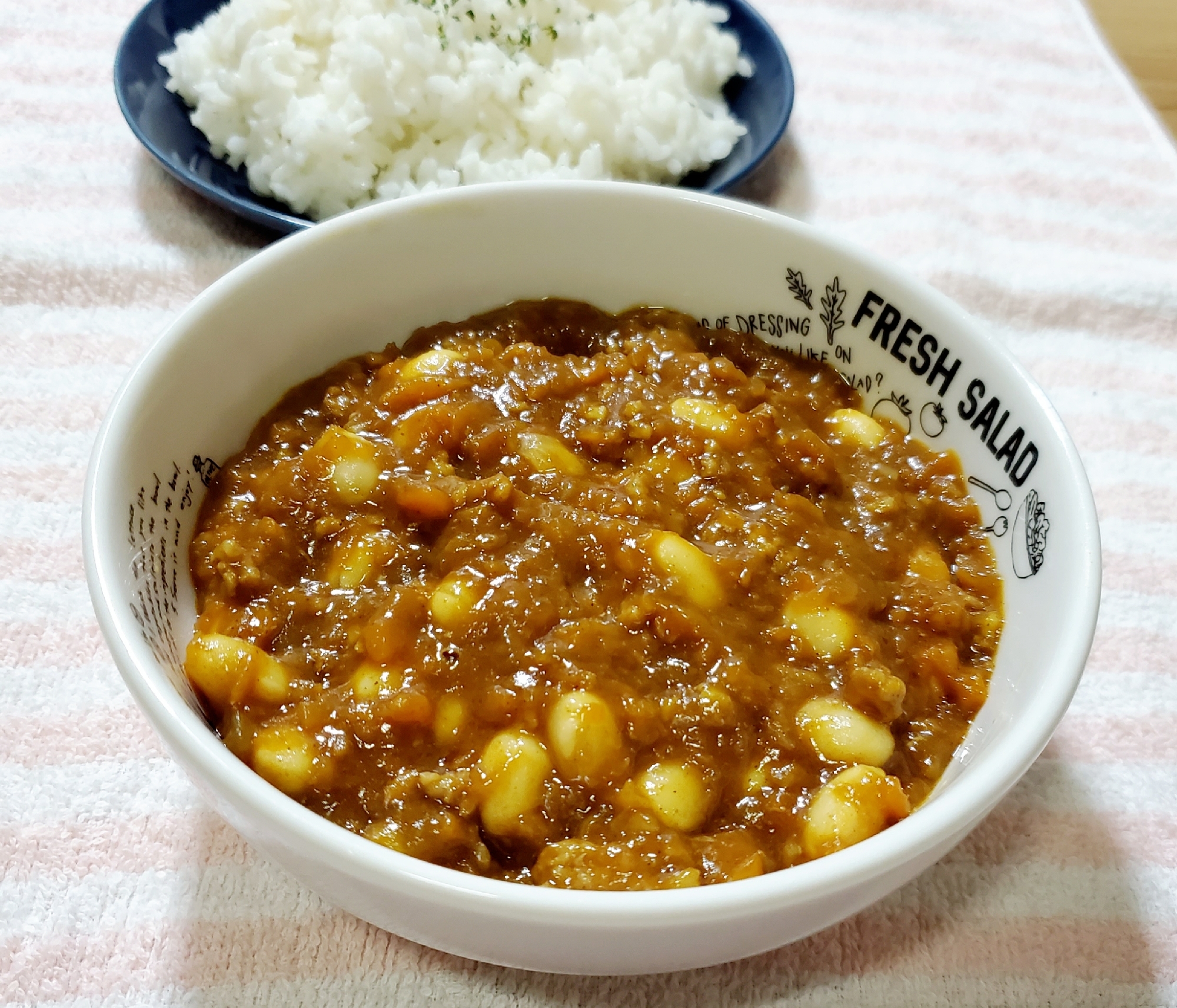 大豆のキーマカレー