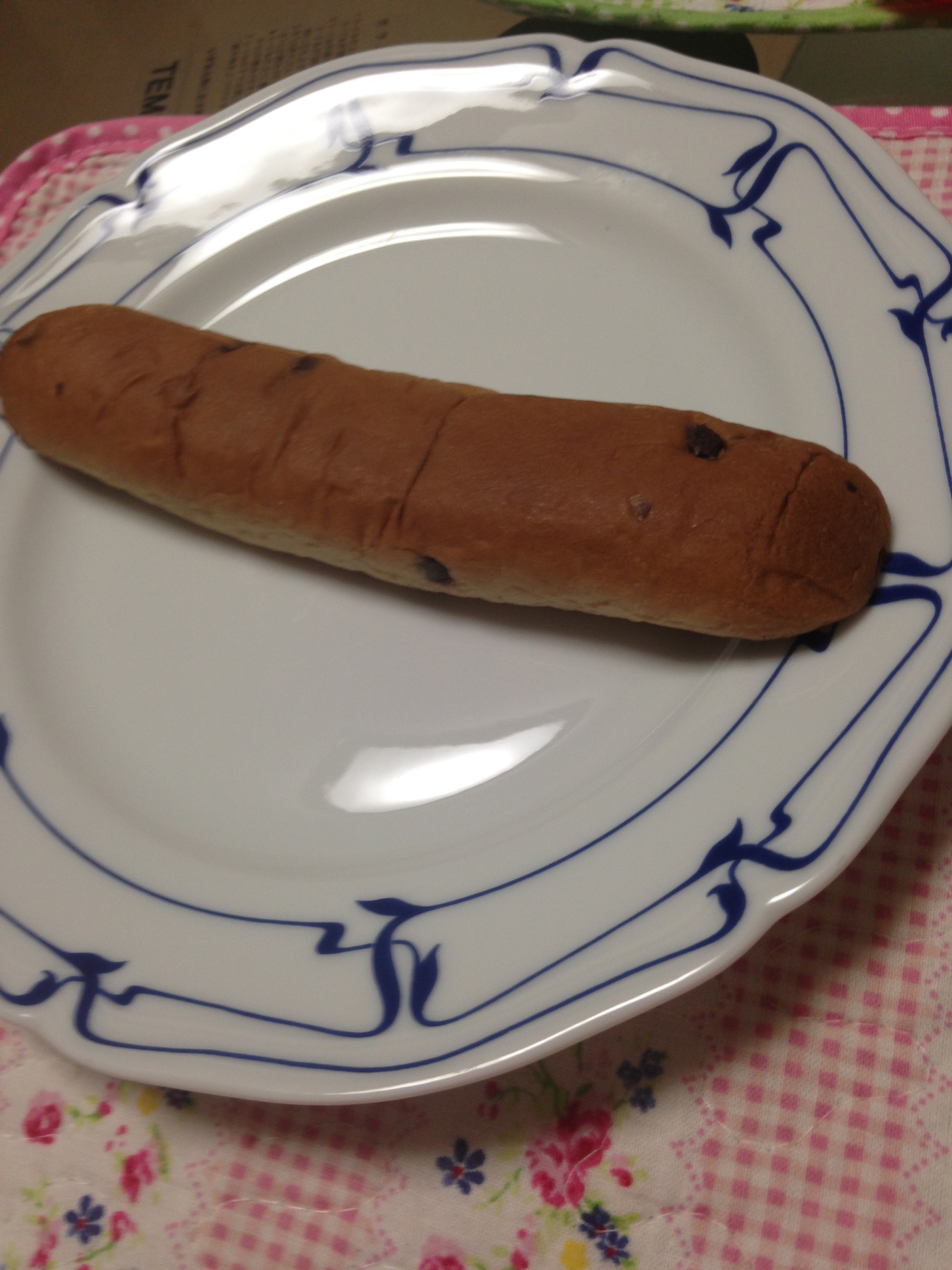 チョコチップの棒パン