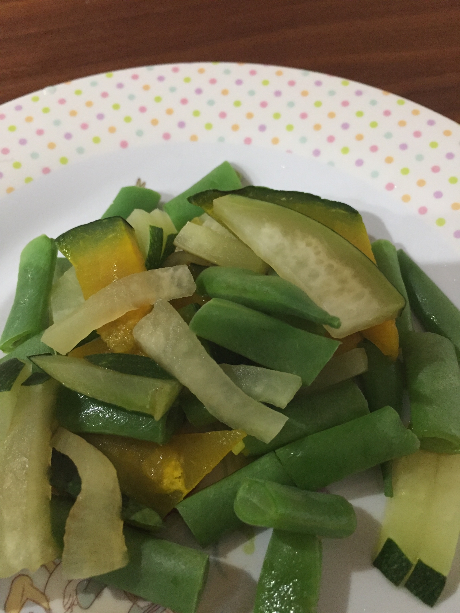 レンジで簡単！しっとりインゲンの和え物！