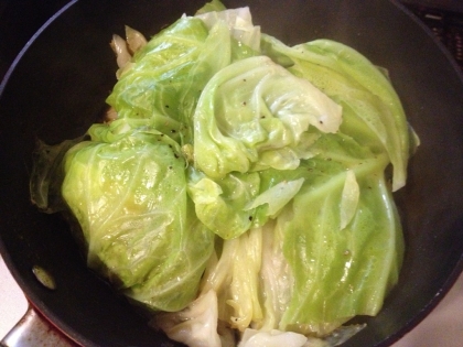 春キャベツとひき肉のカンタン重ね煮