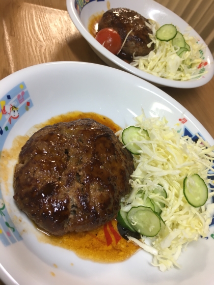 フライパンひとつ！照り焼きハンバーグ