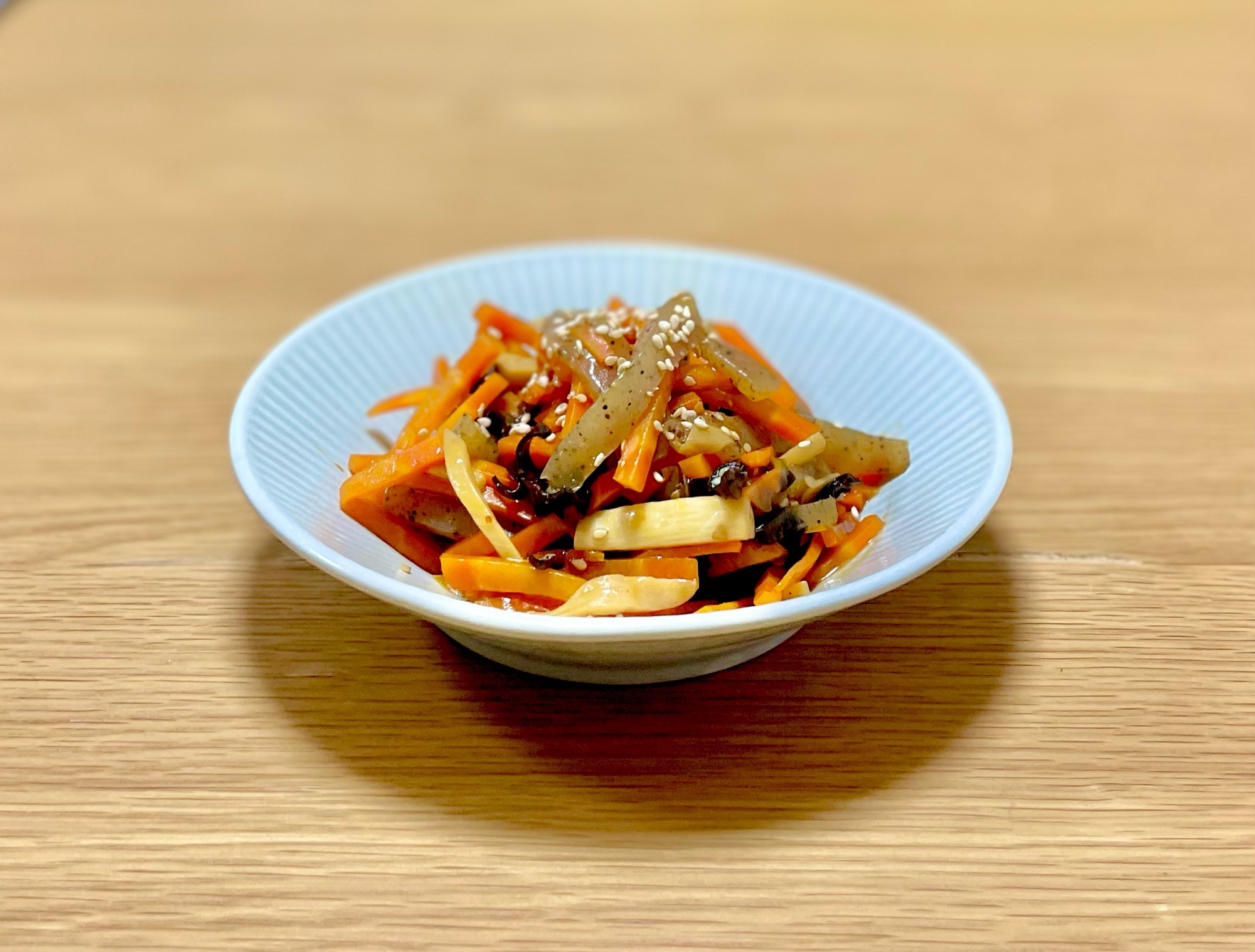 蒟蒻と人参のきんぴら