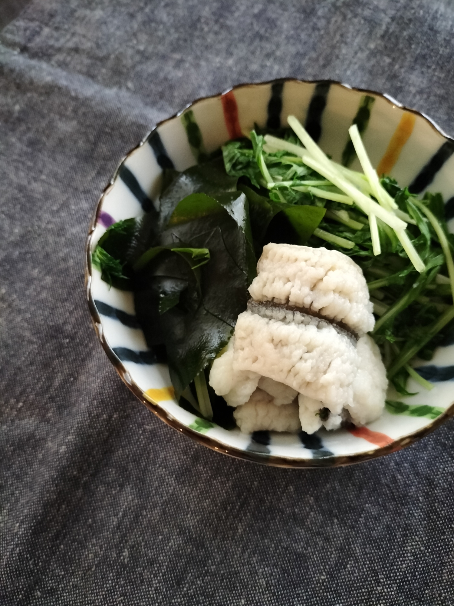 旬が美味しい♩はもと水菜のしゃぶ風