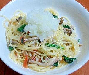 日本酒に合う！大根おろしのさっぱり和風パスタ