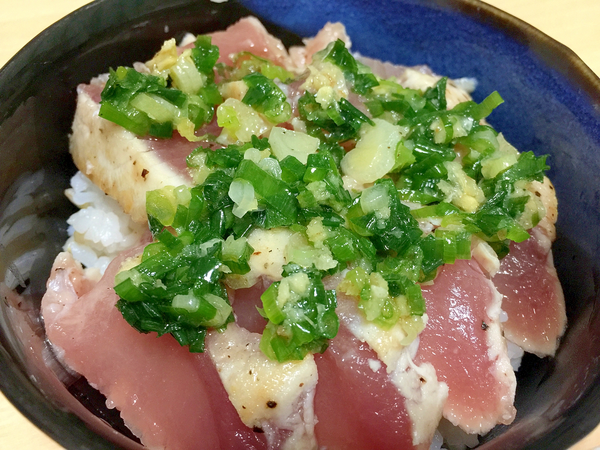 ネギ塩マグロステーキ丼