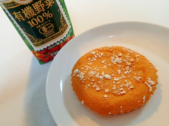 マヨネーズ入り 野菜ジュースのプチケーキ♪