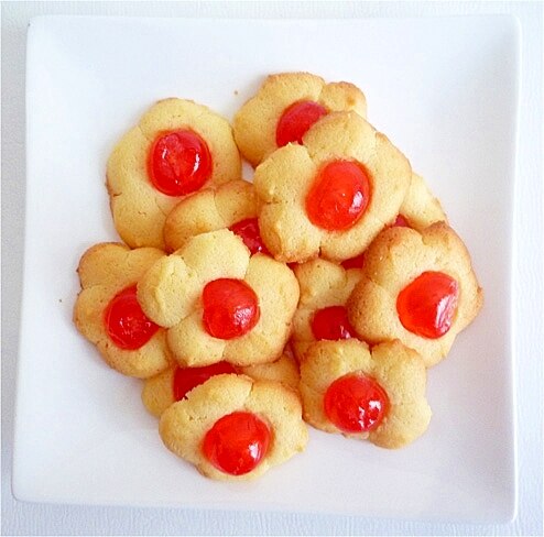 ドレンチェリーのレトロクッキー レシピ 作り方 By Liqueur 楽天レシピ