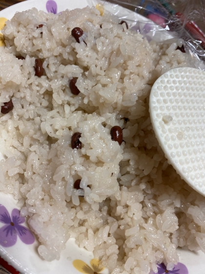 もち米とうるち米1.1で赤飯
