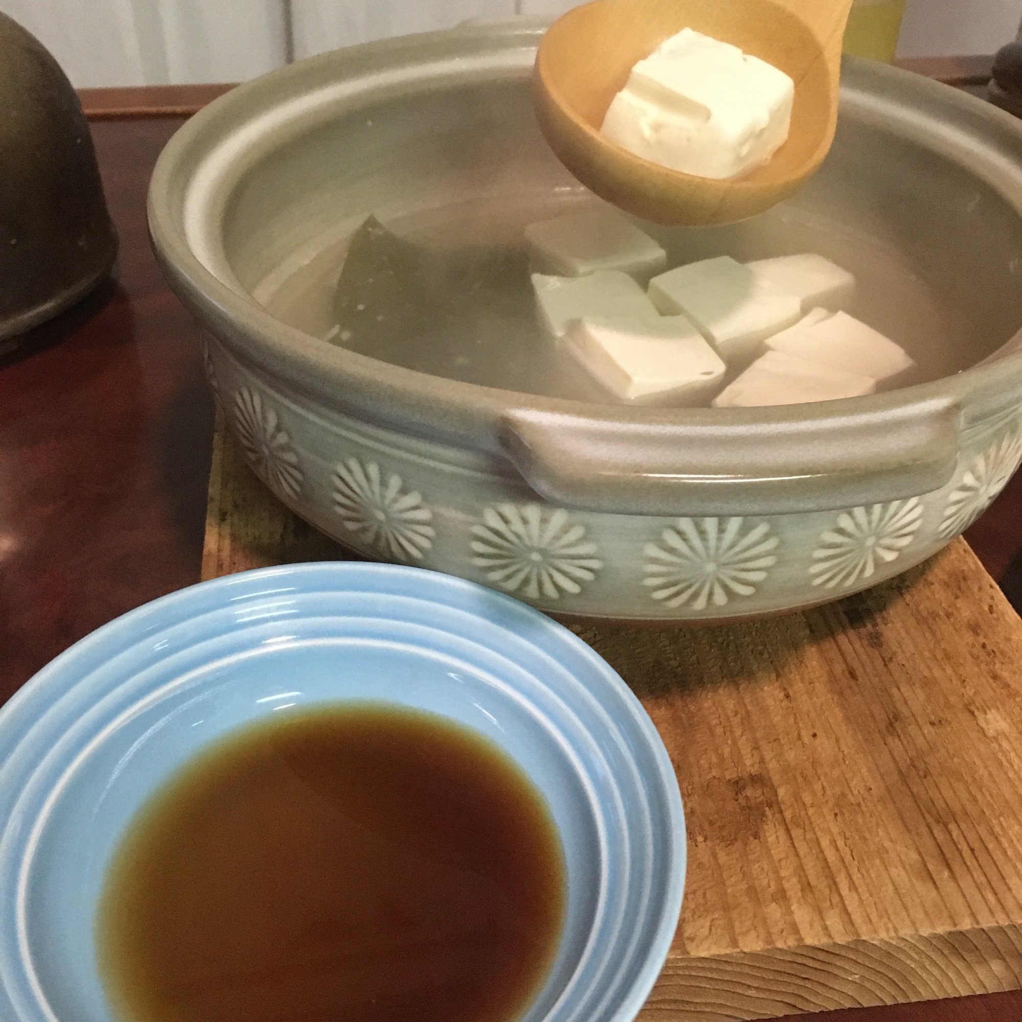 炭酸水de湯豆腐♪