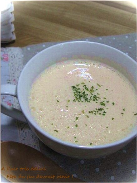 にんじんと豆乳の冷製スープ