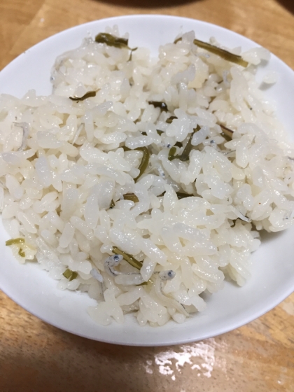 まな板なし！超簡単な炊き込みご飯（ジャコ＆塩昆布）