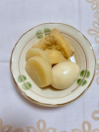 大根と厚揚げの煮物♪