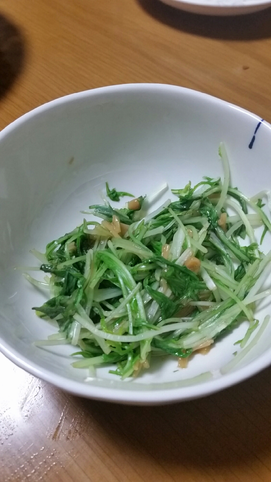 簡単！水菜のなめ茸あえ