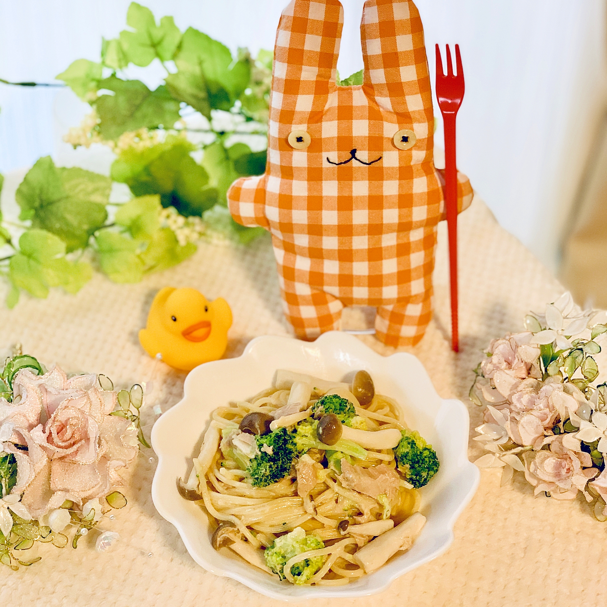 ワサビマヨで野菜たっぷりパスタサラダ