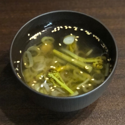 わらびの和風スープは初めてですがとってもおいしかったです( ´ㅈ` )♪