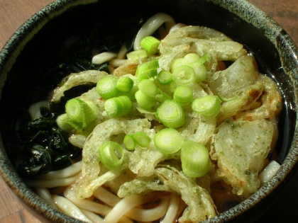 かき揚げうどん