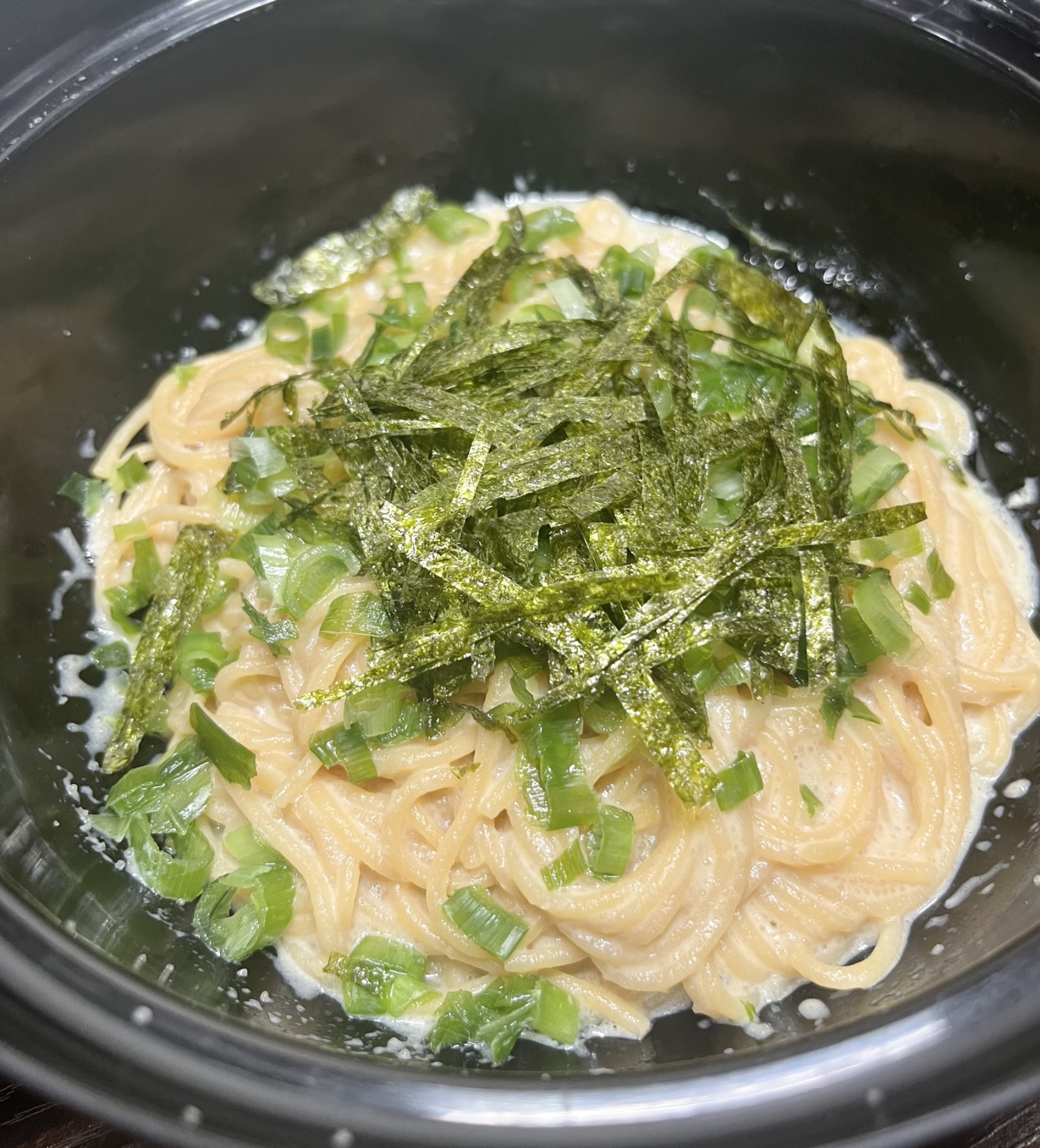 レンジのみ☆簡単たらこクリームパスタ