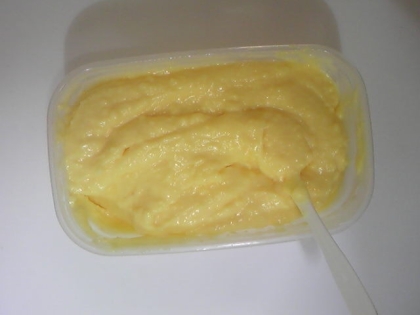 卵黄1個でカスタードクリーム