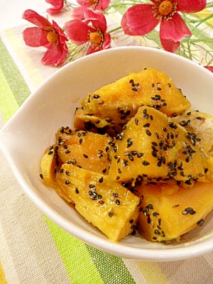 揚げない メープルシロップ味の あま い 大学芋 レシピ 作り方 By まめもにお 楽天レシピ