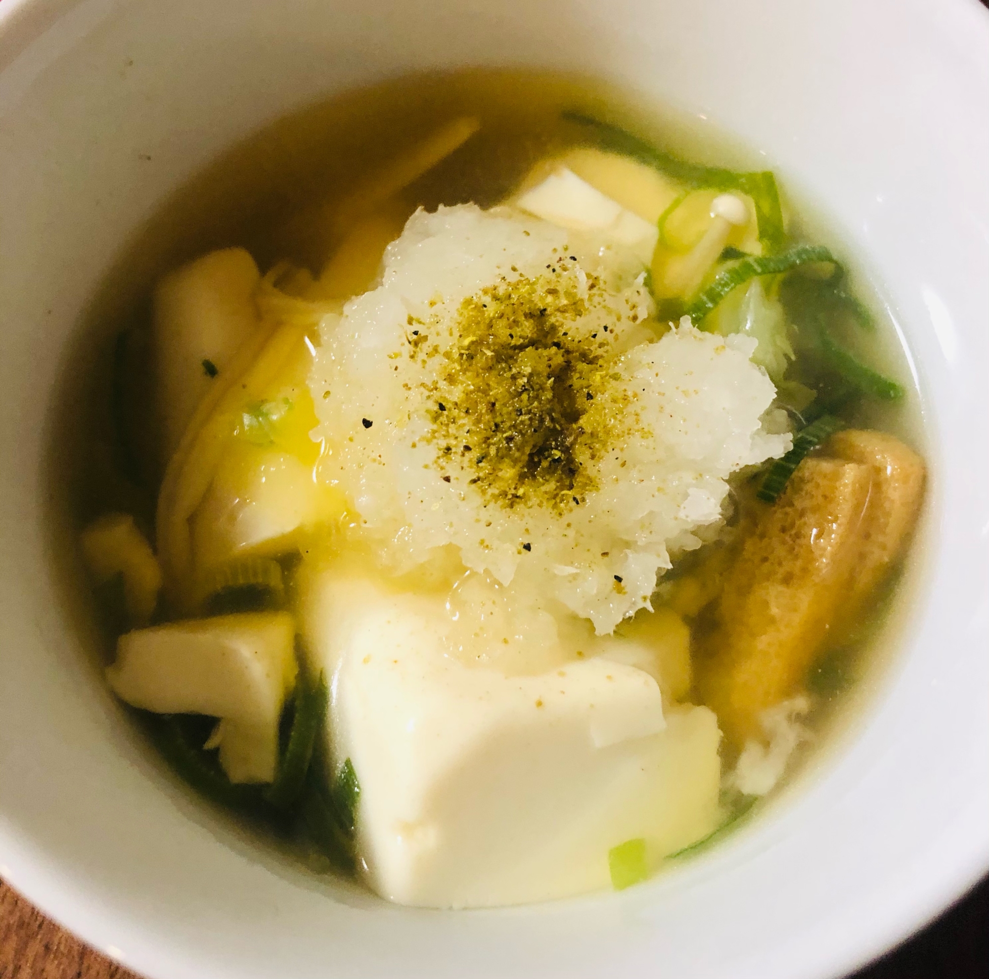 山椒大根おろし湯豆腐 レシピ 作り方 By Noa 1021 楽天レシピ