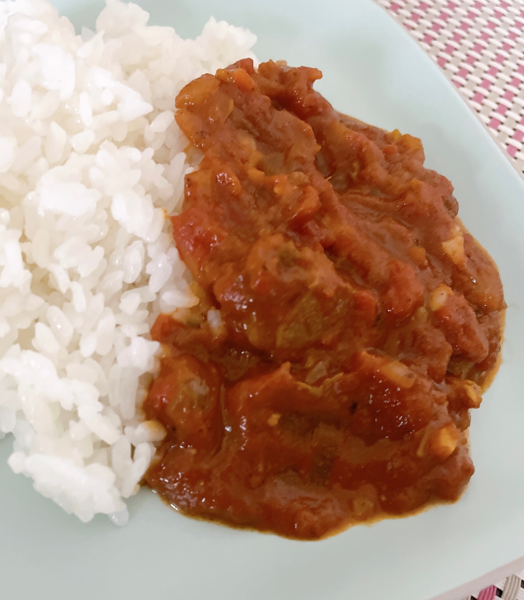 【簡単】カレーパウダーでトマトチキンカレー