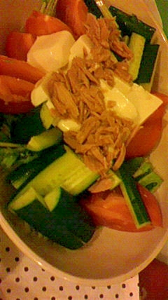 豆腐水菜サラダ