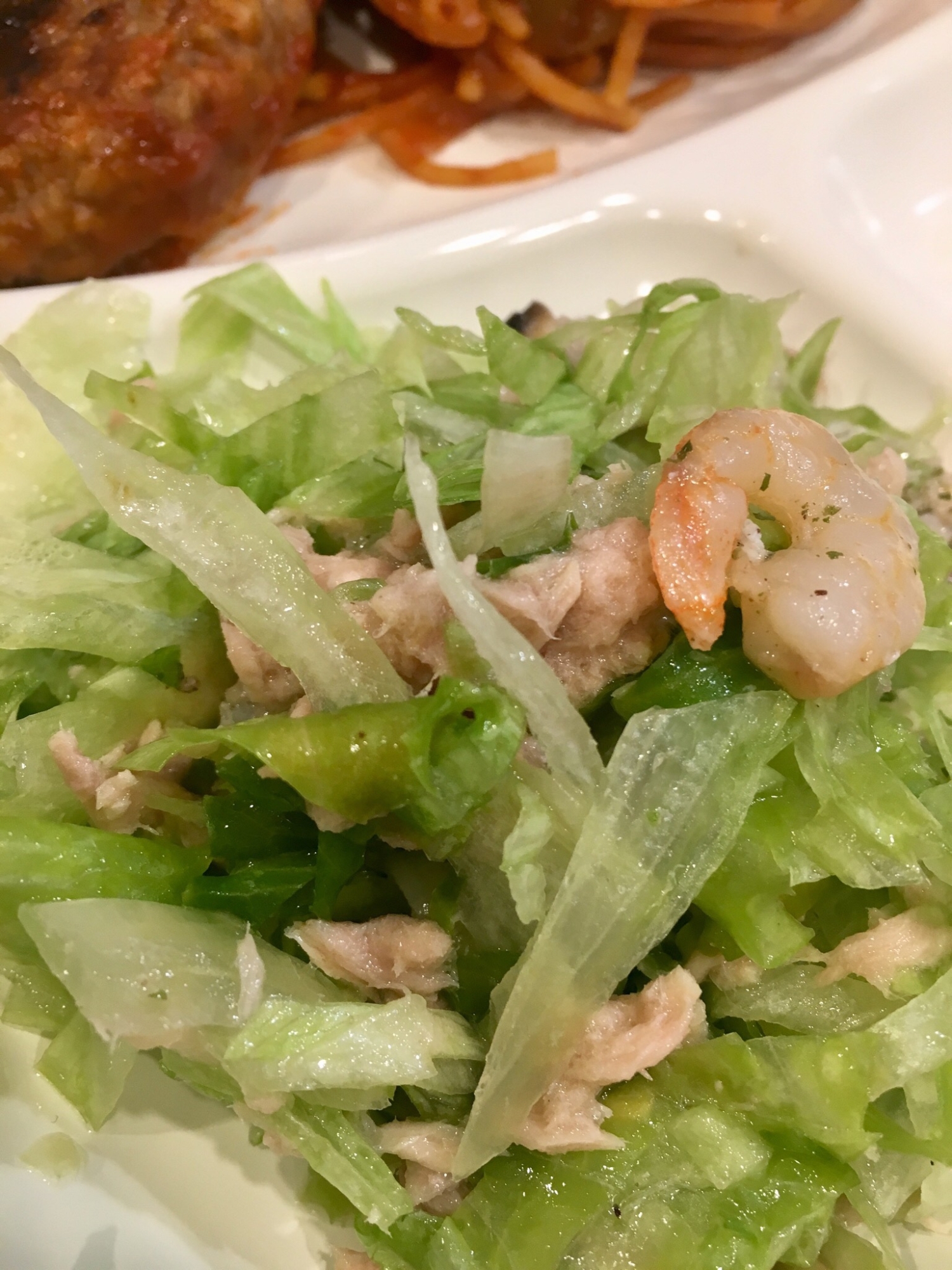 ハンバーグの付け合わせ 簡単シーフードサラダ レシピ 作り方 By Jiru 楽天レシピ