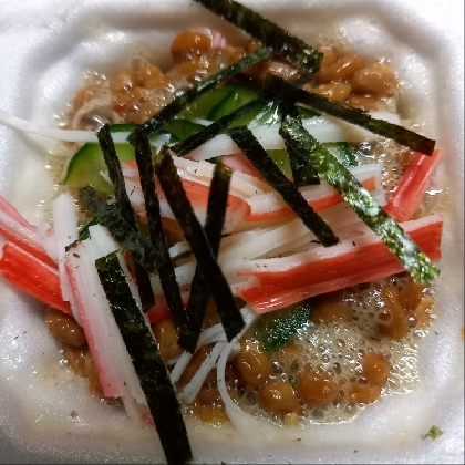 sunflowersさん、こんにちは〜♪
きゅうりのシャキシャキ食感でサラダっぽく食べられてദ്ദി ˃ ᵕ ˂ )♡
美味しいレシピありがとうございます❣