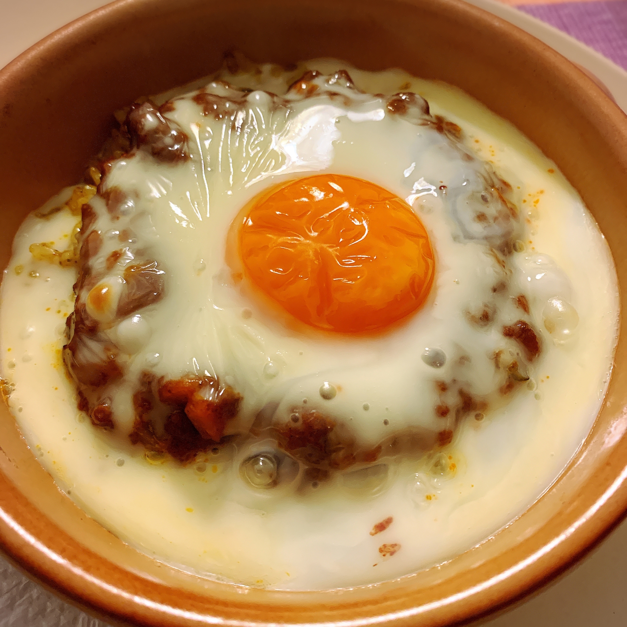 キーマカレーの残りで…カレードリア！