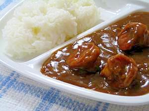 市販のルーでひと工夫！簡単エビカレー