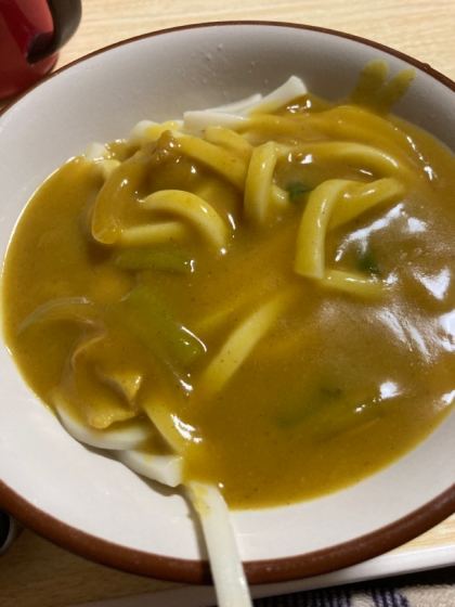 白だしカレーうどん☆冷凍うどんで簡単に★減塩志向