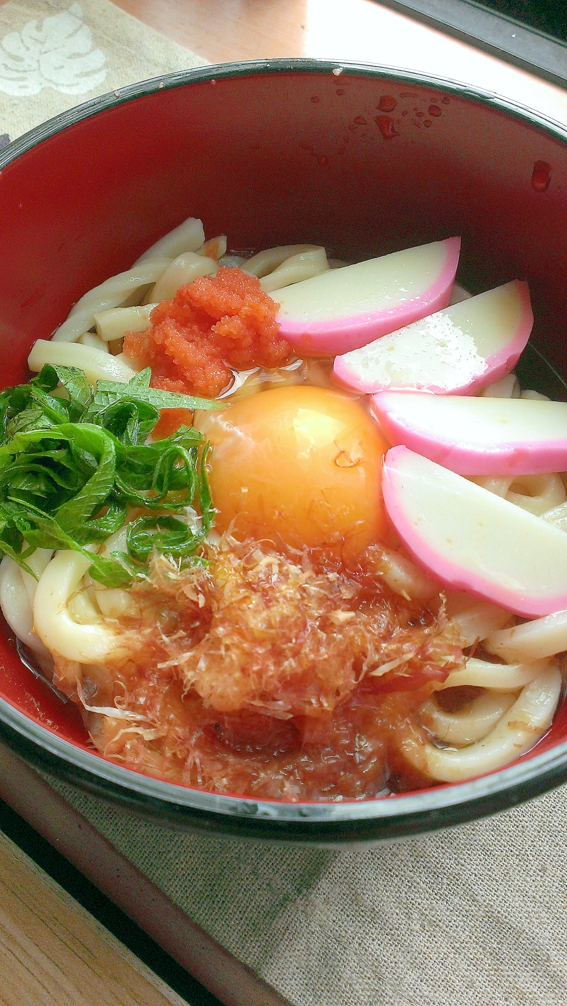 簡単！明太卵うどん♪