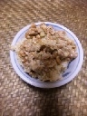 塩麹ココナッツオイル納豆ご飯