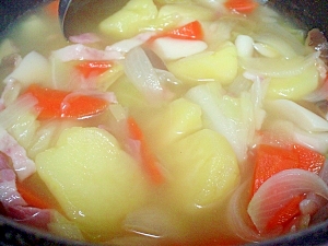 野菜のたっぷりスープ