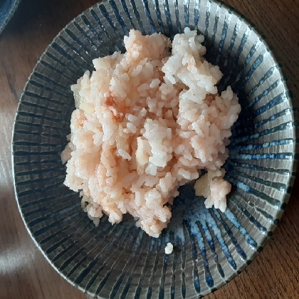 三人分。　水もっといれればよかった！
でも美味しかったです！　明太子バージョン