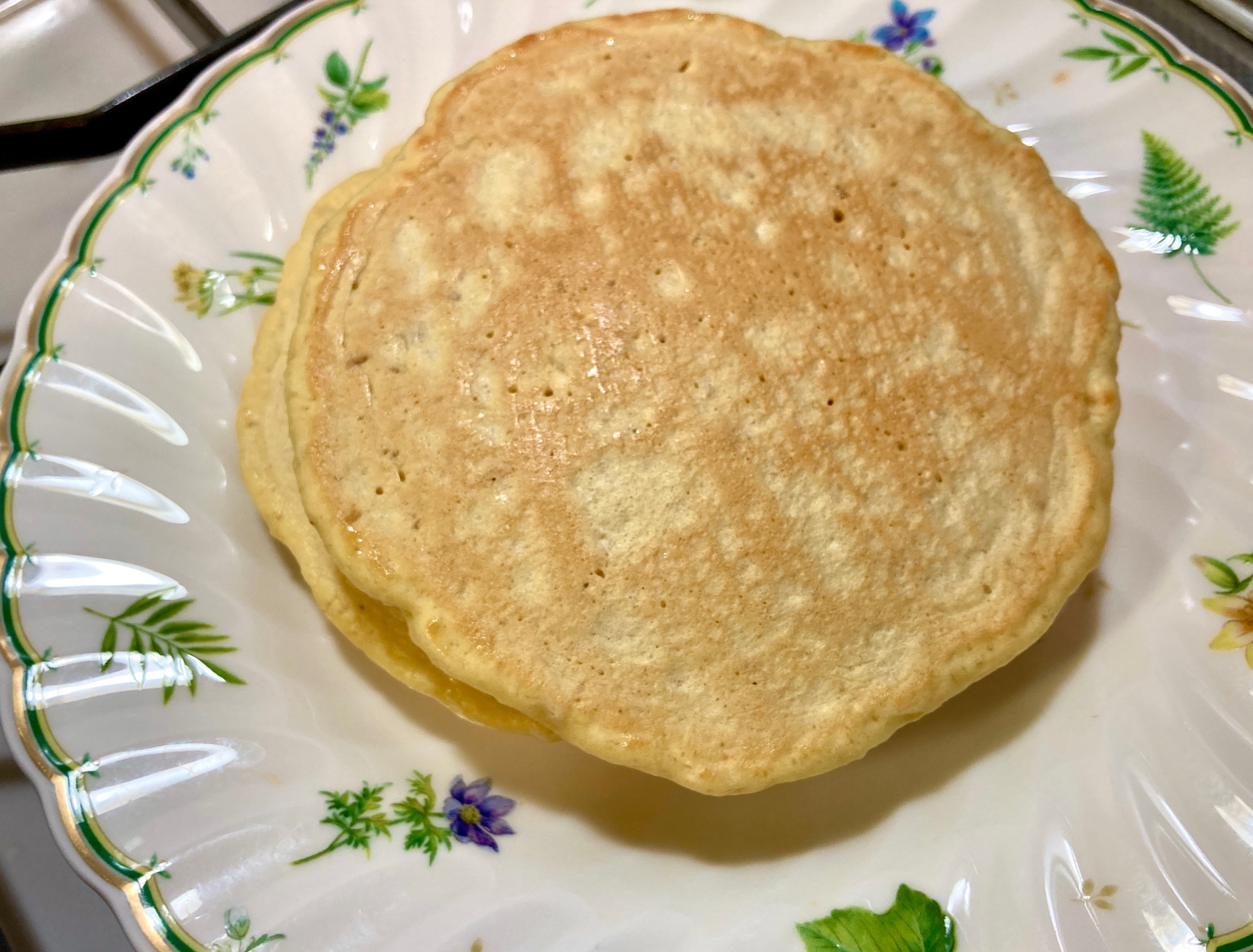 離乳食にも！シンプルオートミールパンケーキ☆