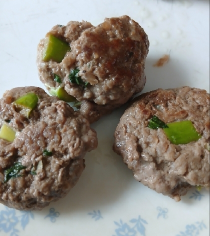 アスパラつくね