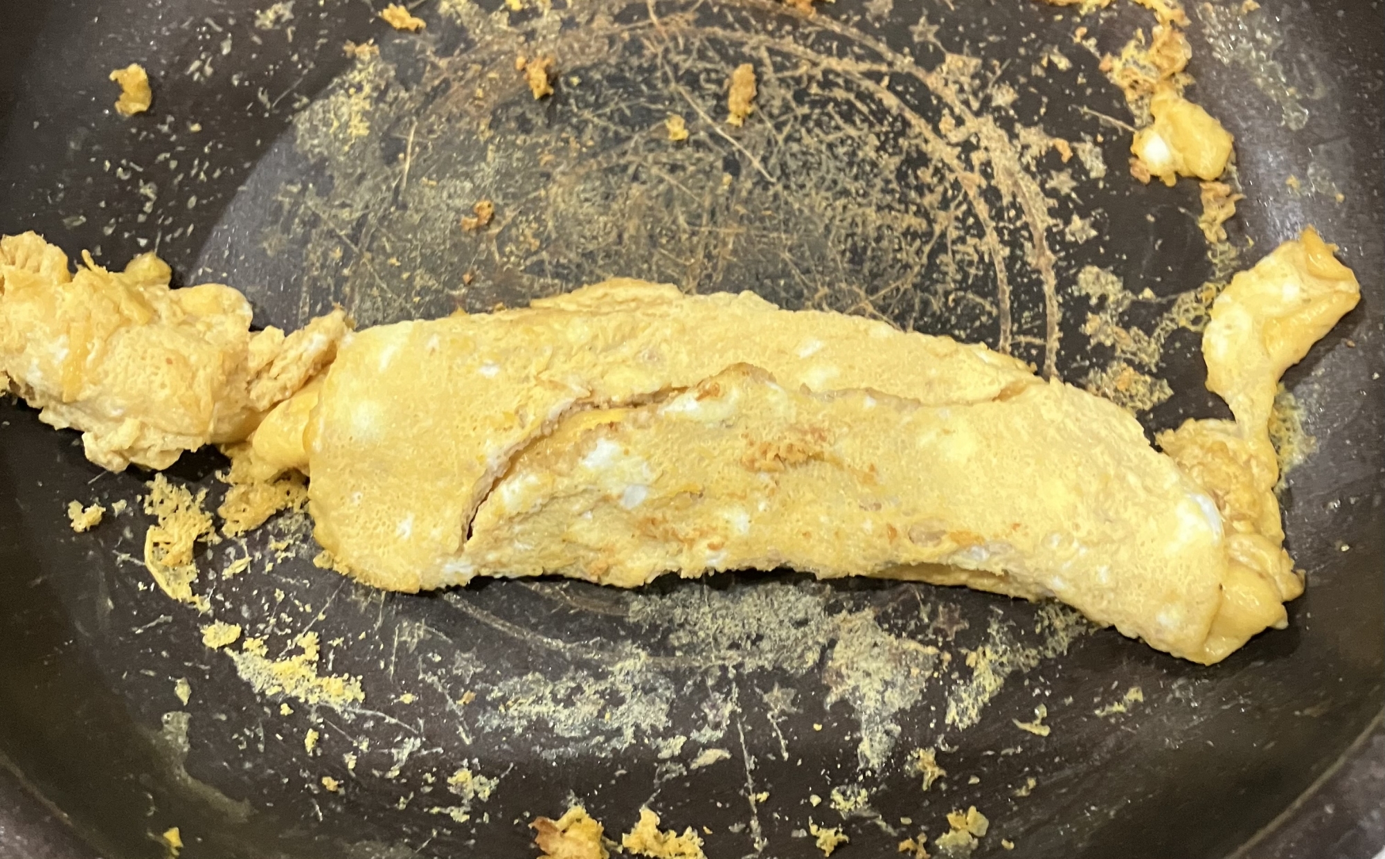 バターで洋風卵焼き