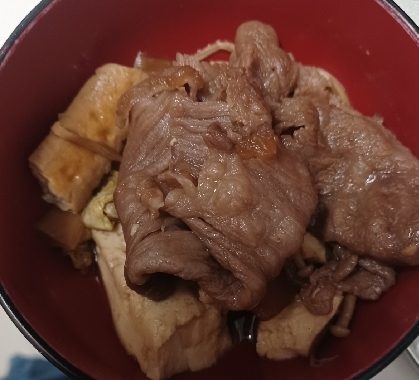 すき焼きの肉の焼き方