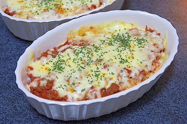 お手軽で美味しい ミートソースドリア レシピ 作り方 By Assy1984 楽天レシピ