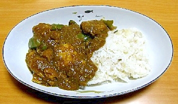 高野豆腐入り肉団子と野菜のカレー