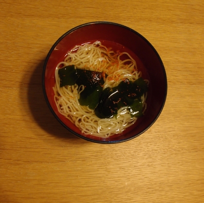 わかめの素麺